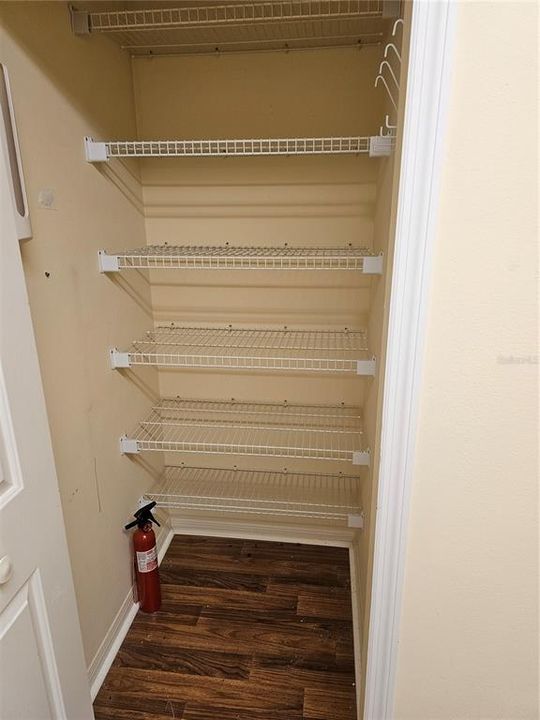 Deep storage in Laundry Room