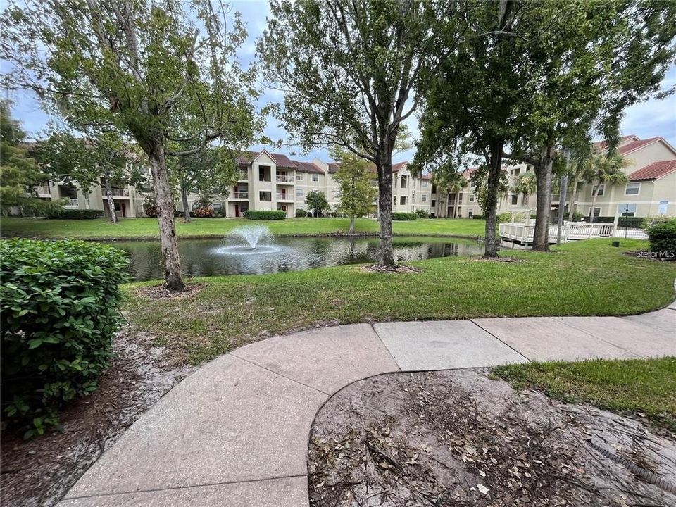 Community Walkway and Pond