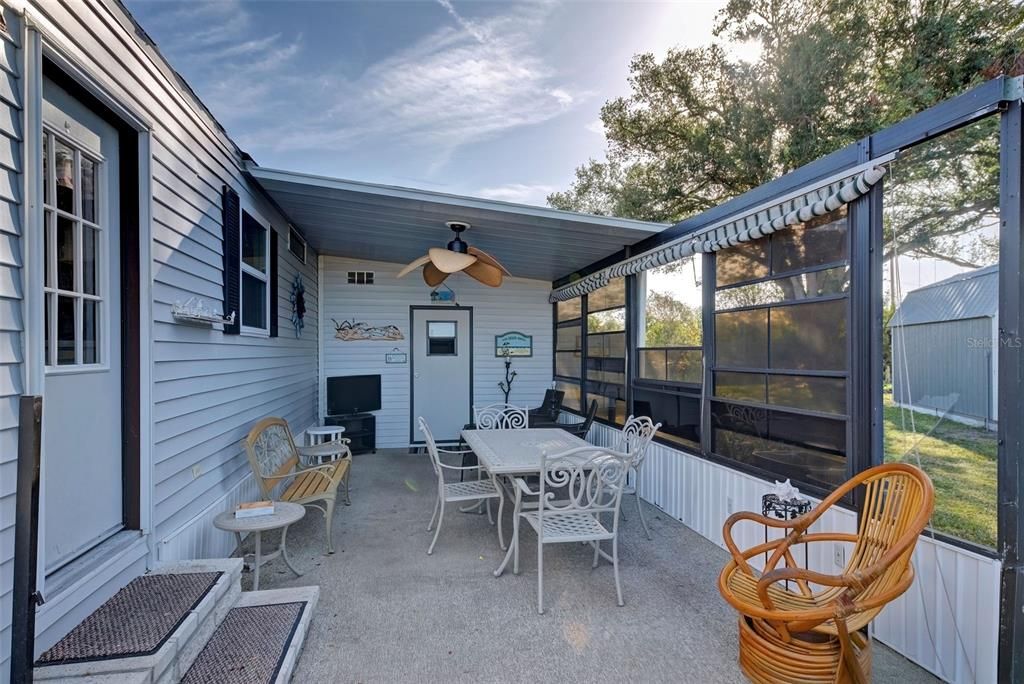 CARPORT- LANAI AREA