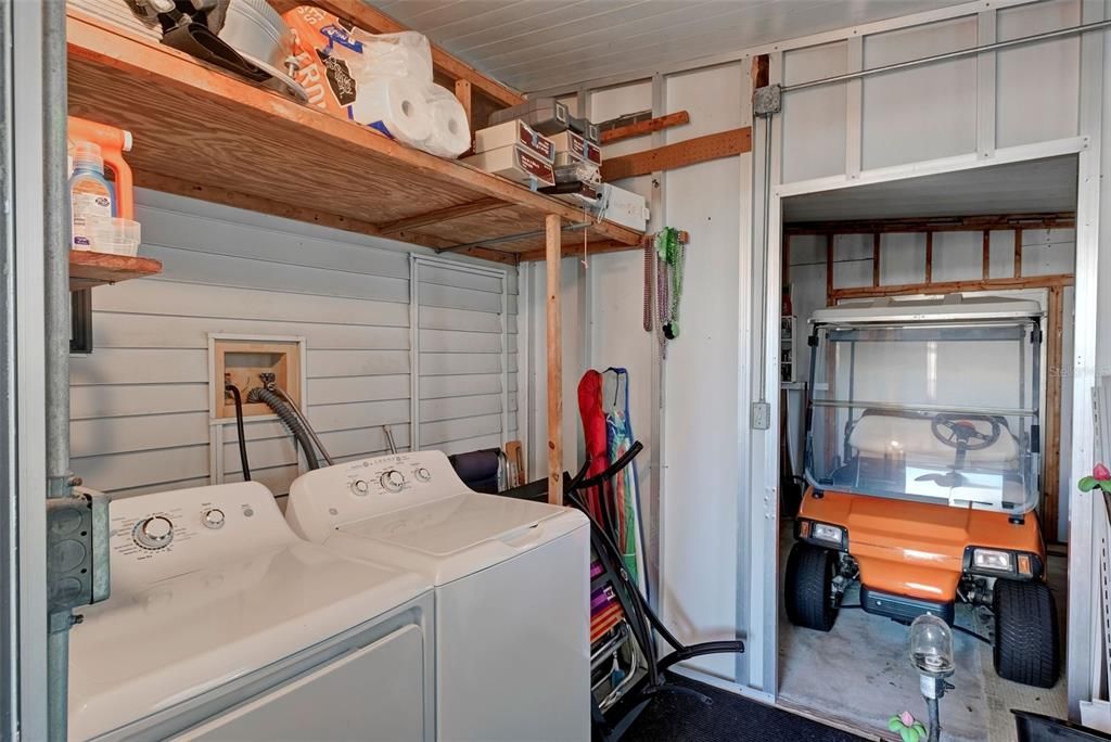 ENCLOSED LAUNDRY ROOM