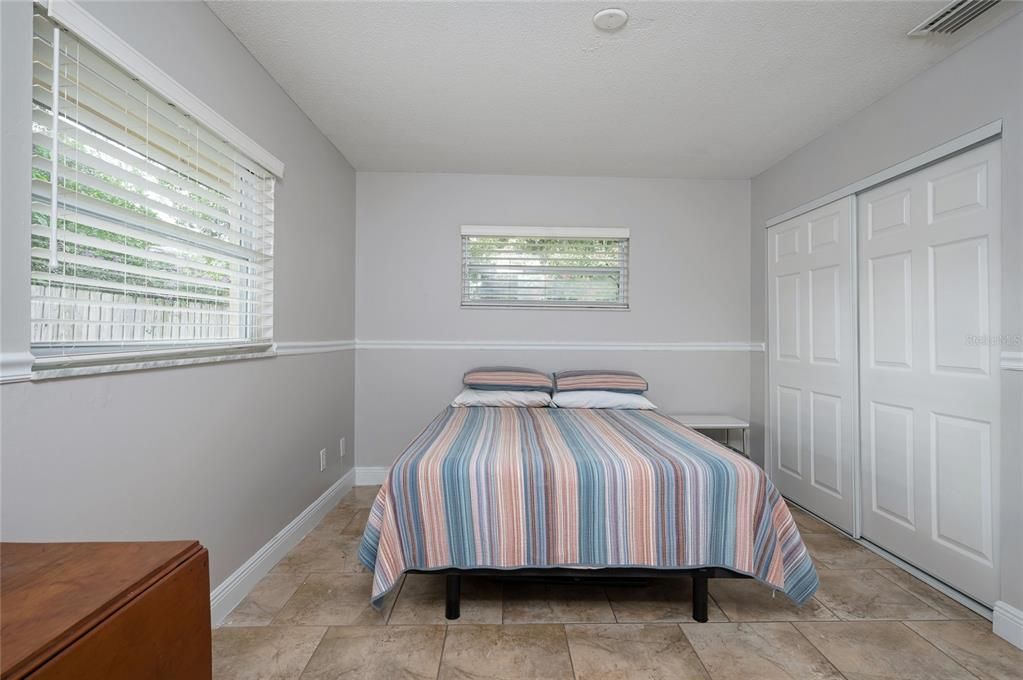 Bedroom #2 features large reach in closet