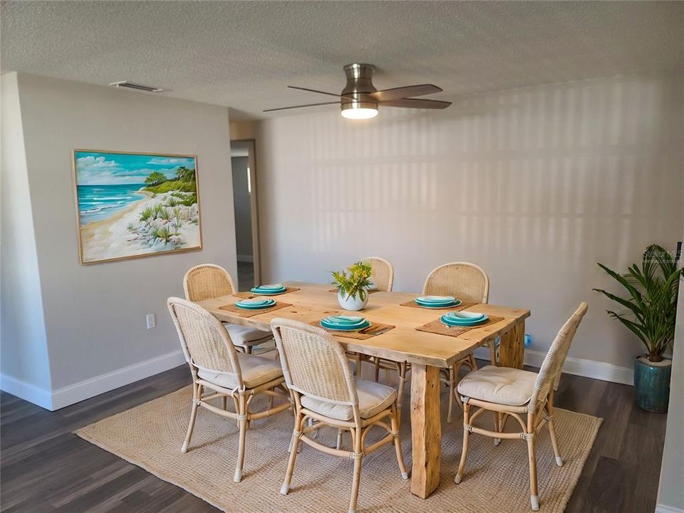 Virtually Staged Dining Room