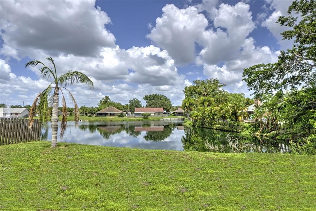 LAKE VIEW FROM BACK YARD