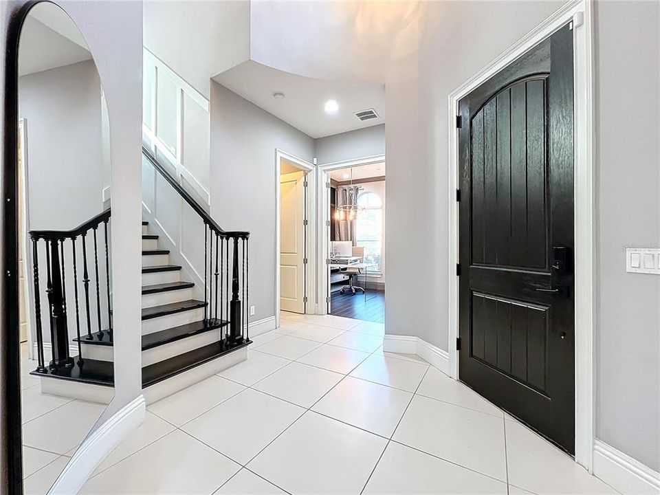 Welcoming entry foyer