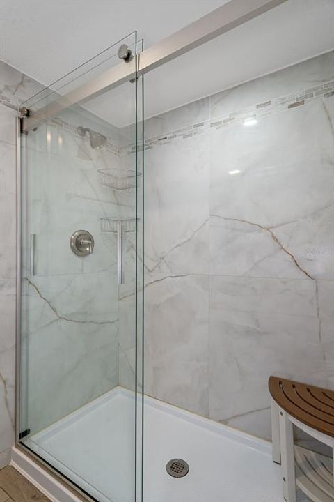 Master bath with walk in shower