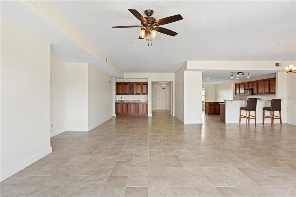 Wet Bar in Living Room