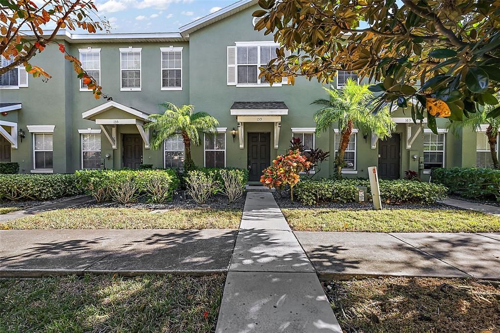 Inviting entrance to your new home