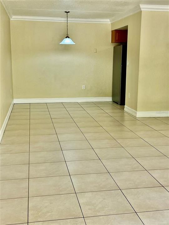 Living room to dining area