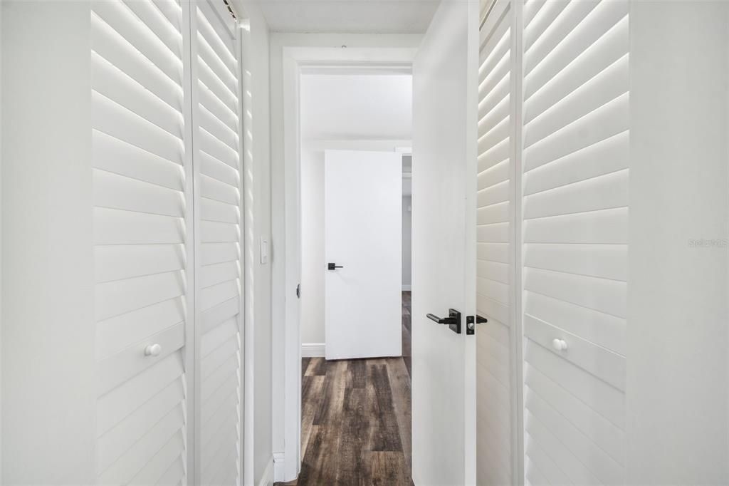 TWO Closets in the Primary Bedroom