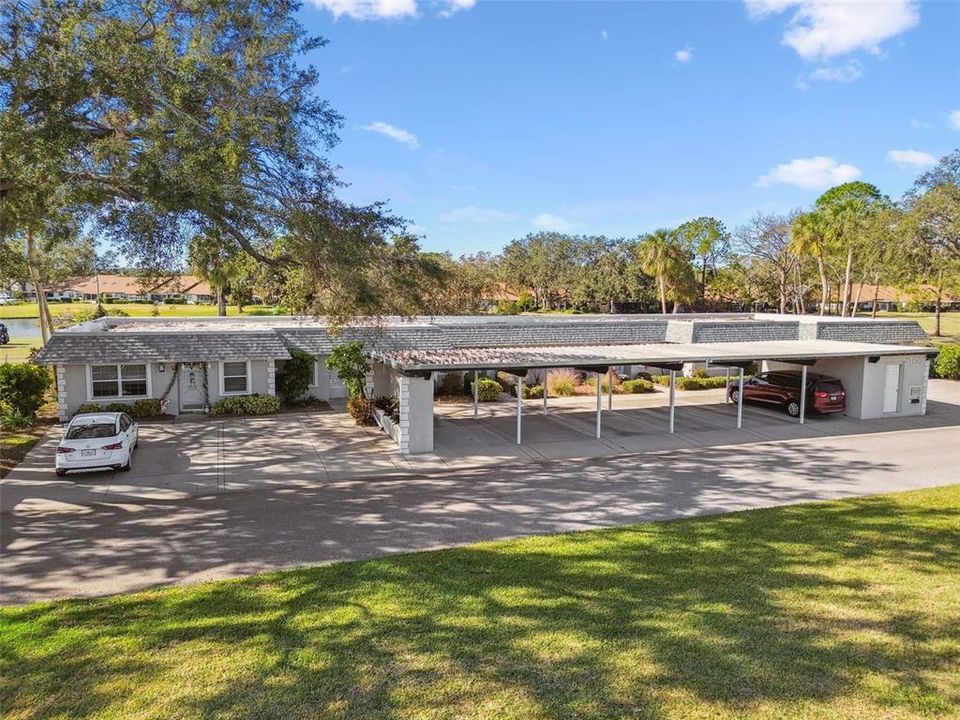 One Covered Parking Space (per Unit) with additional parking for guests.