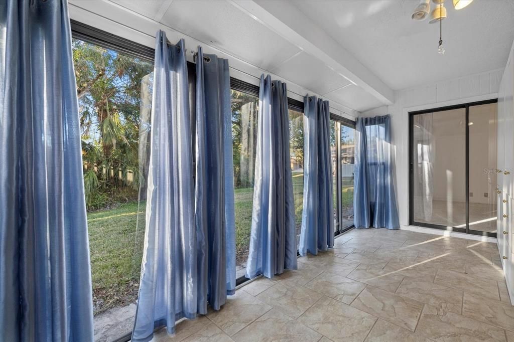 Wall of Sliding Glass Doors