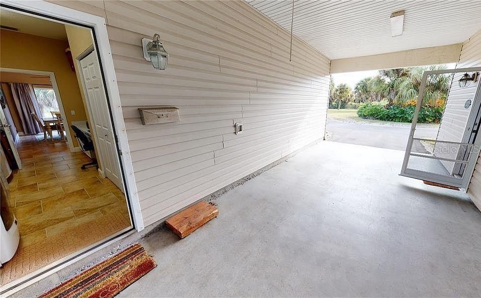 breezeway entrance to guest house and apartment of Duplex at Tall Palms Ranch