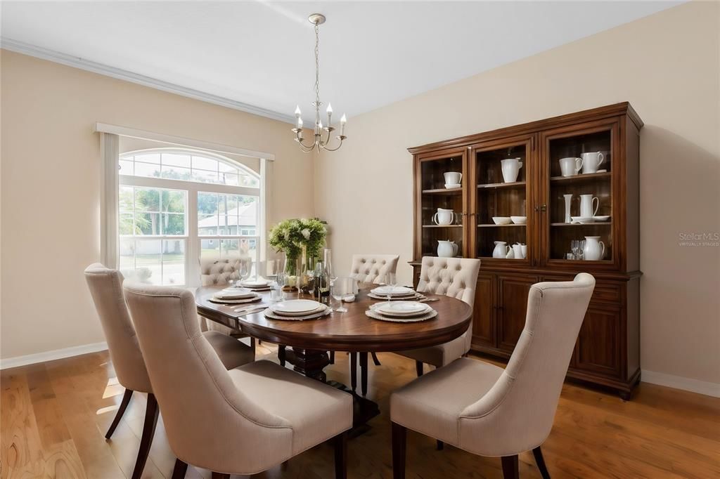 Virtually Staged Dining Room