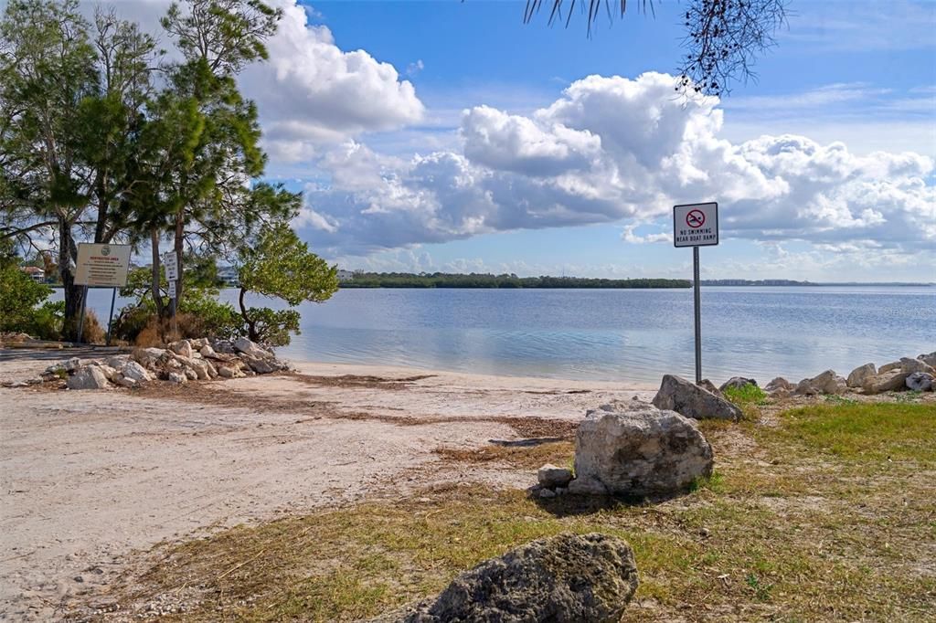 Boat launch at Sunset Beach