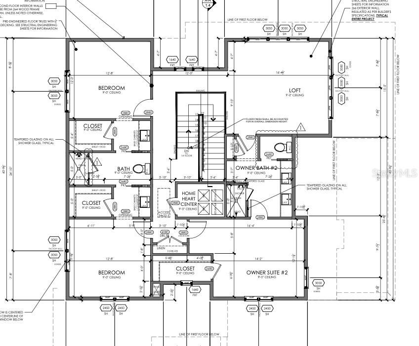 Floorplan upper floor