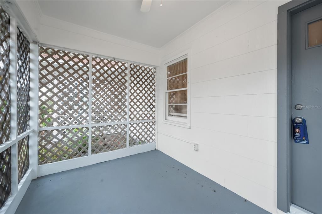 206 - Private screened front porch