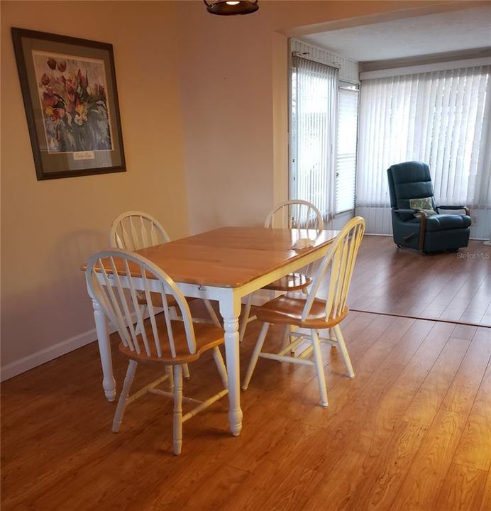 Dining Area adjacent to kitchen