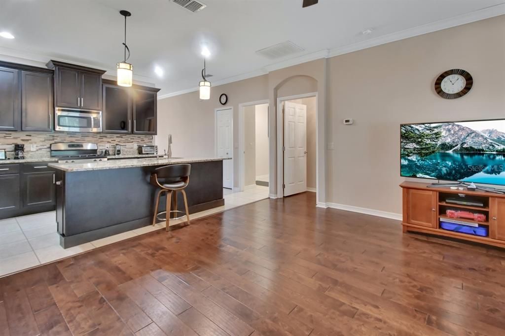 Main Living area to kitchen