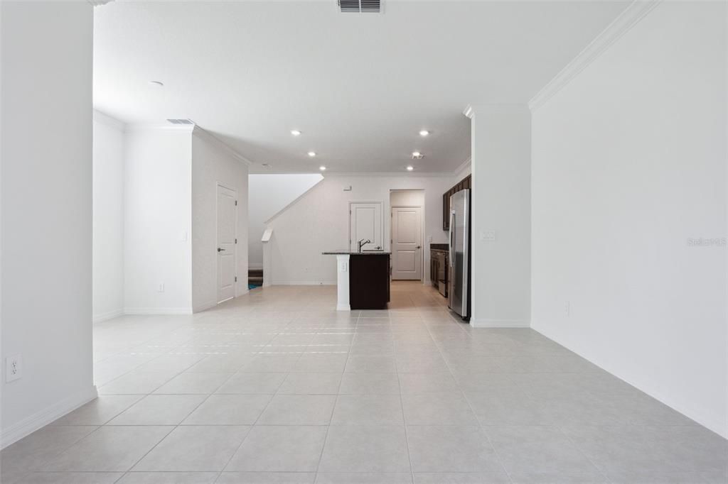 FAMILY ROOM-KITCHEN VIEW