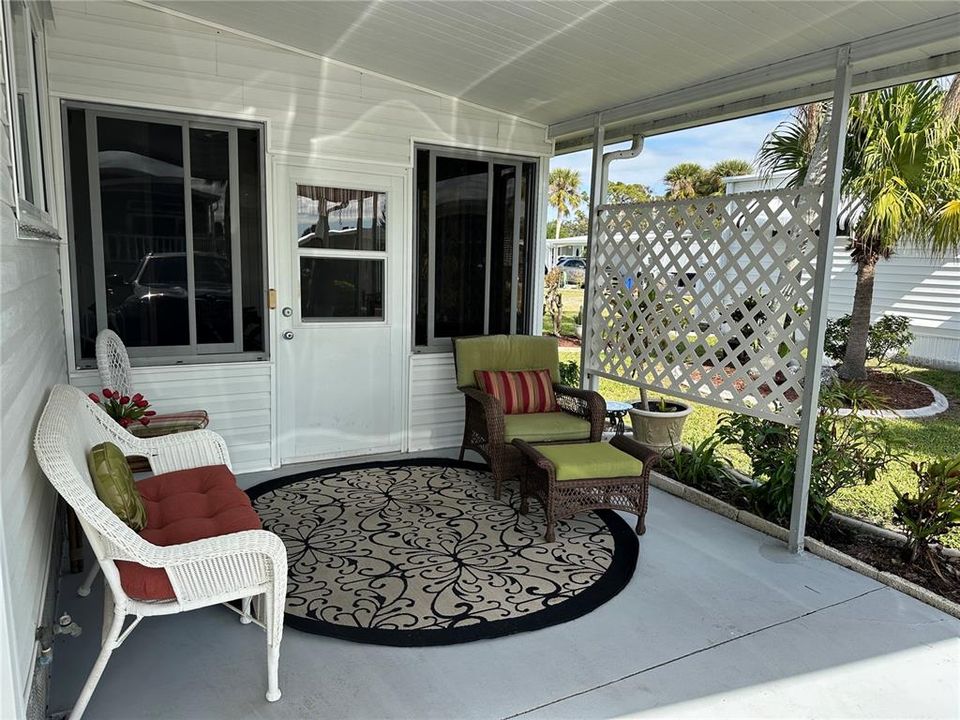 Front Entry, covered porch