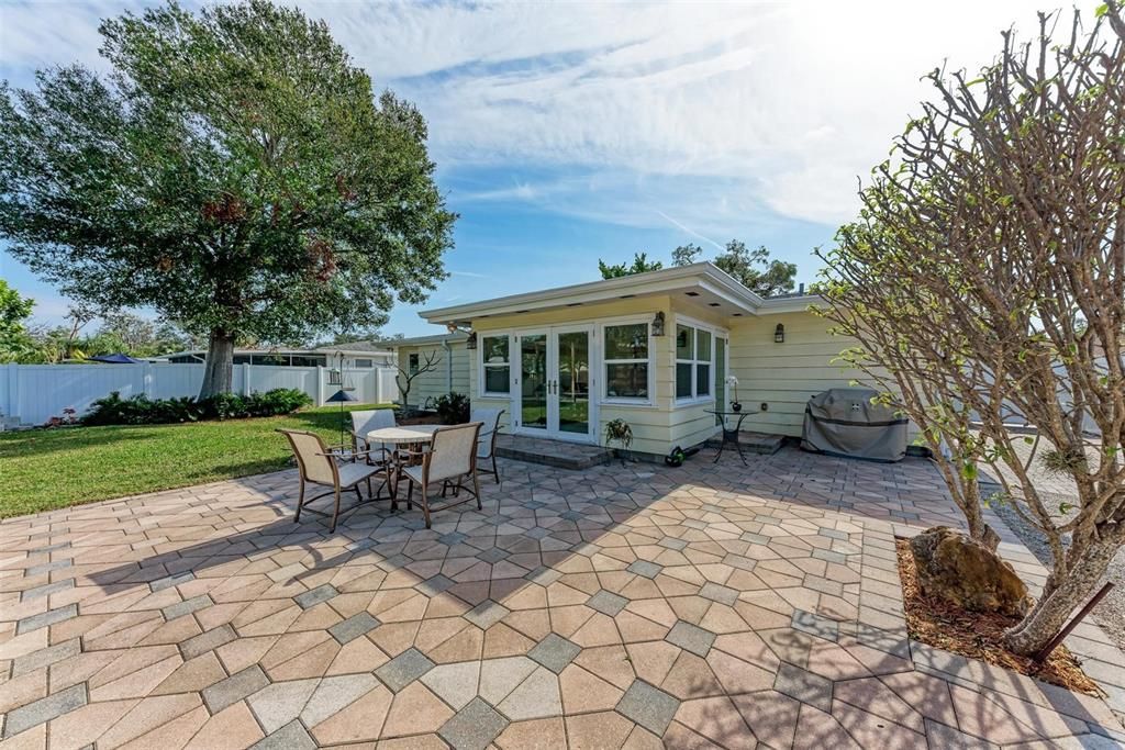 Larger outdoor patio