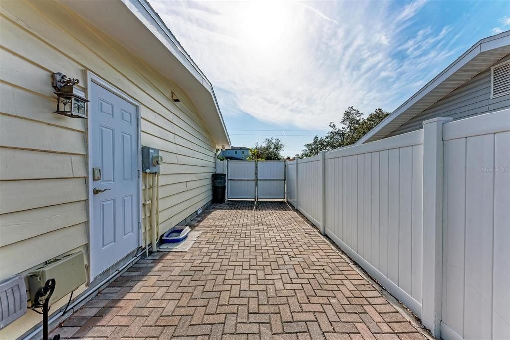 Brick Pavered Driveway