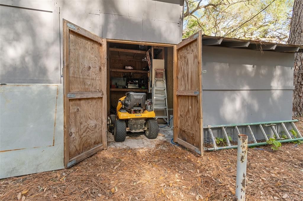 Lawn Mower Storage