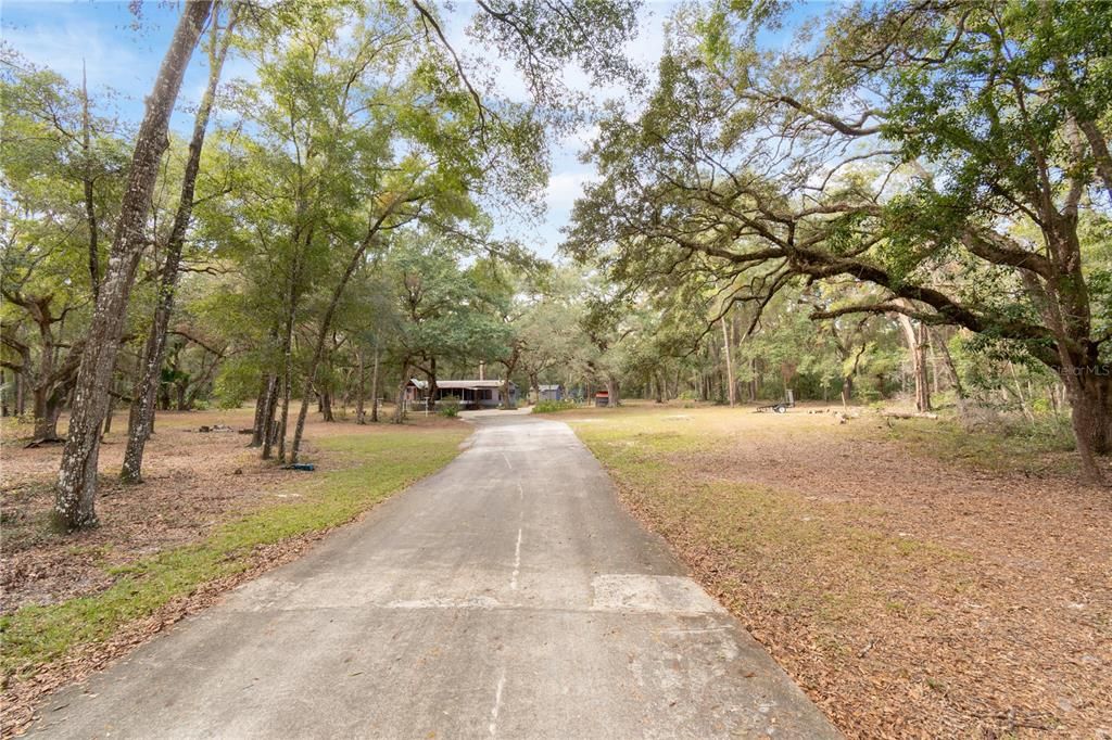 Long PAVED Driveway