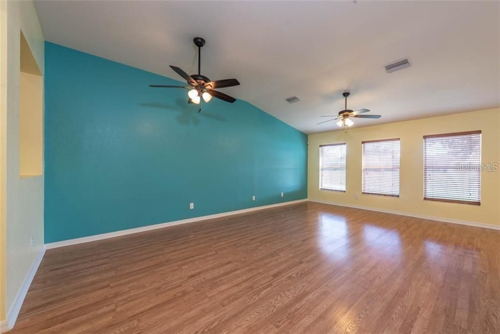 spacious living room