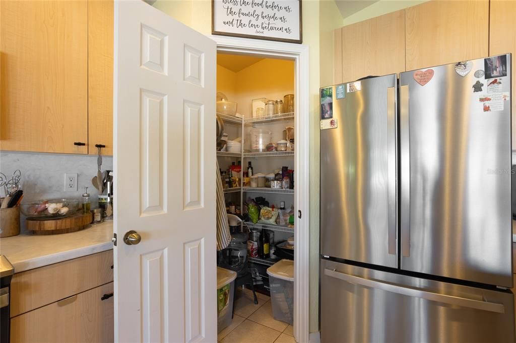 large kitchen pantry