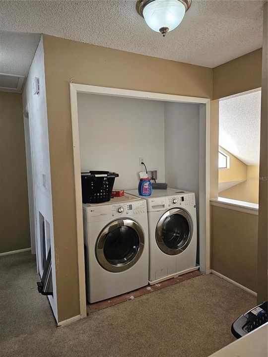 2nd floor laundry closet.