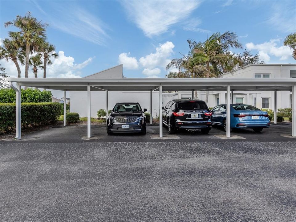 1 assigned parking under carport