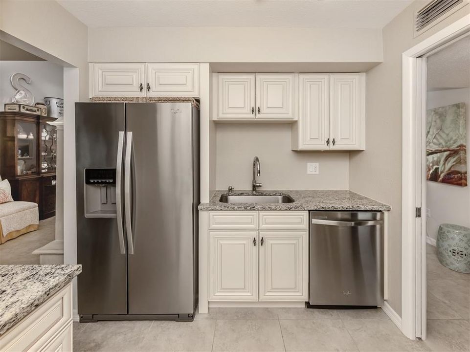 All stainless steel appliances