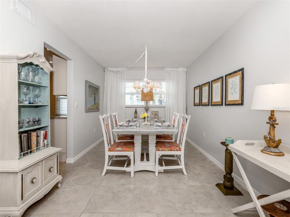 Formal dining area