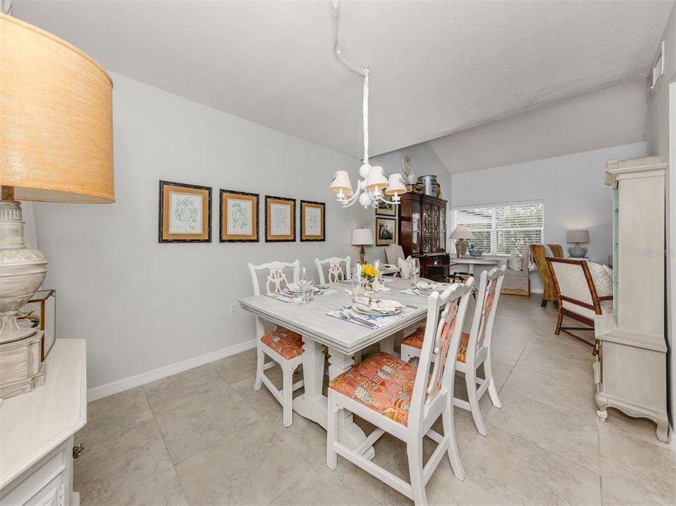 Formal dining area