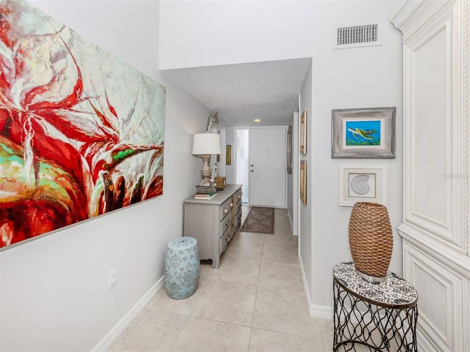 Hallway entrance to condo