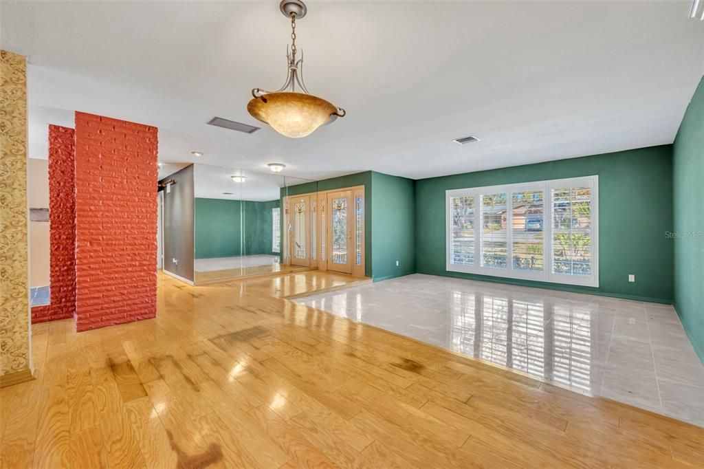 Foyer with living room