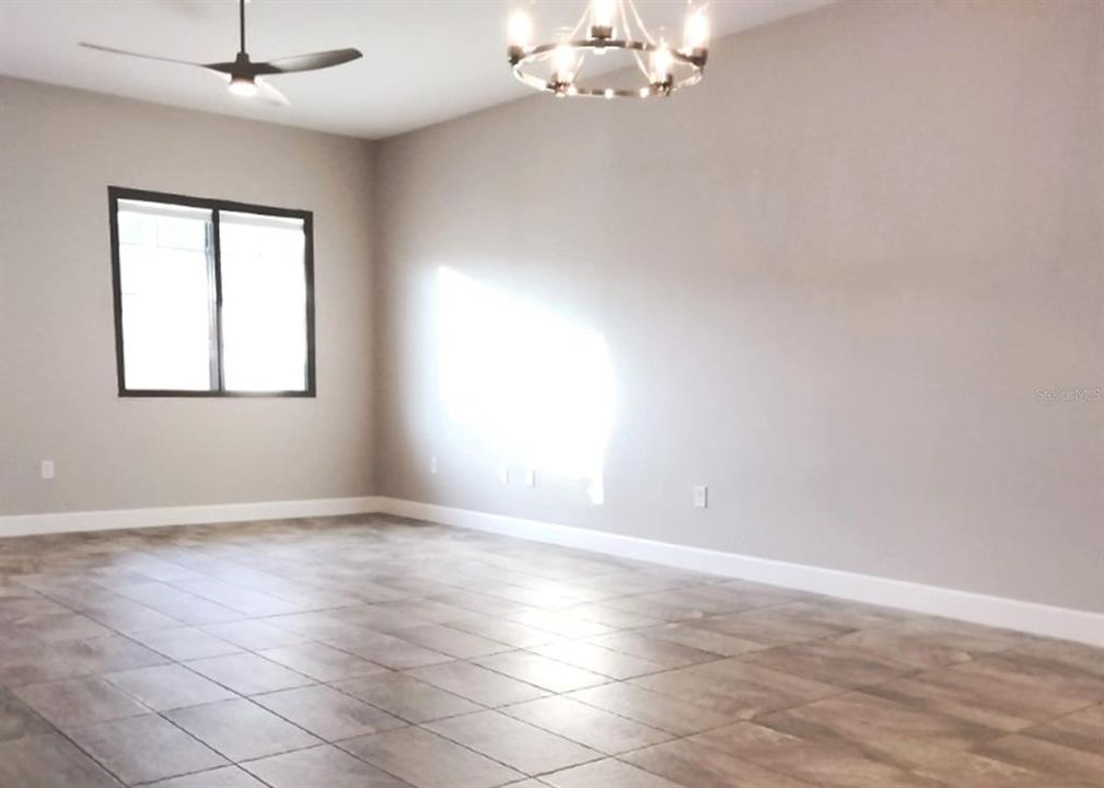 Virtually Staged living room