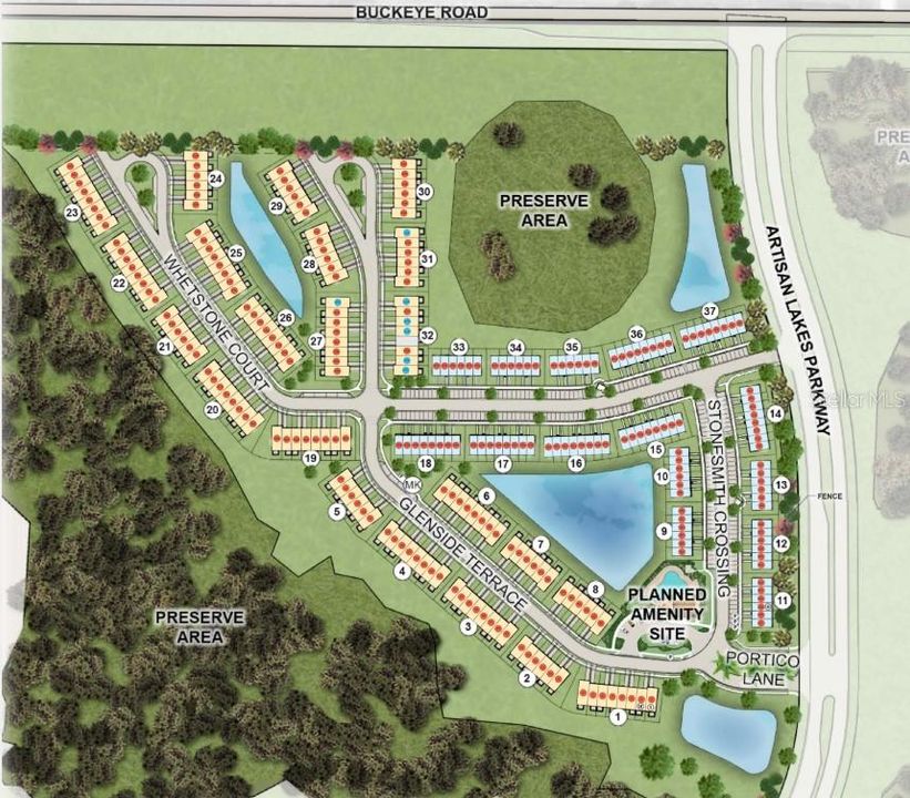 Edgestone at Artisan Lakes Sitemap