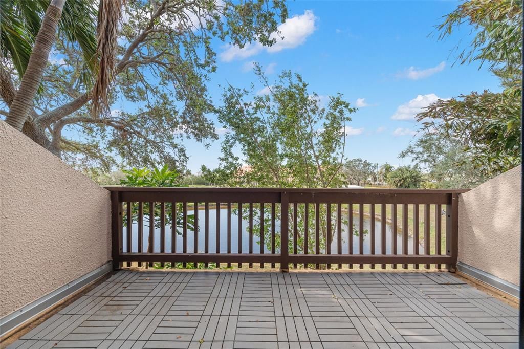 View from the living room balcony.