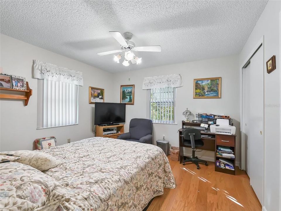 GUEST BEDROOM WITH HARDWOOD FLOORS