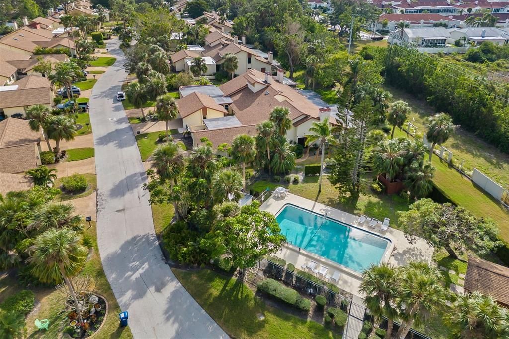 Aerial of community pool 2