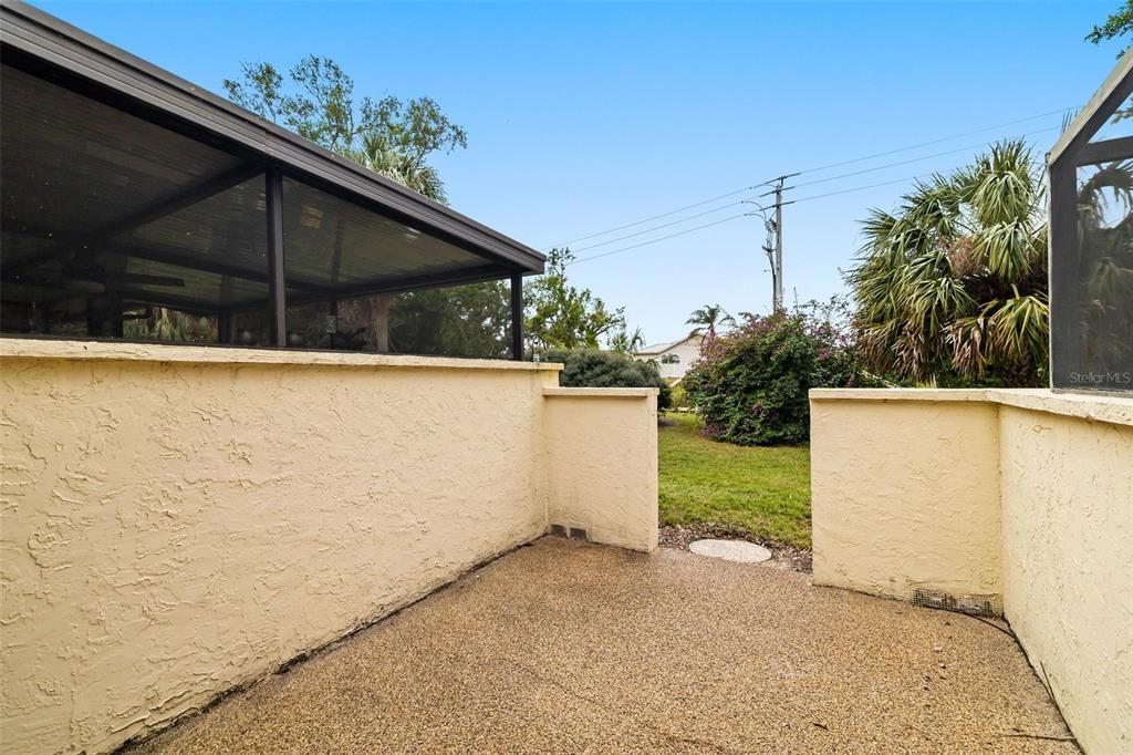 Walkway to backyard