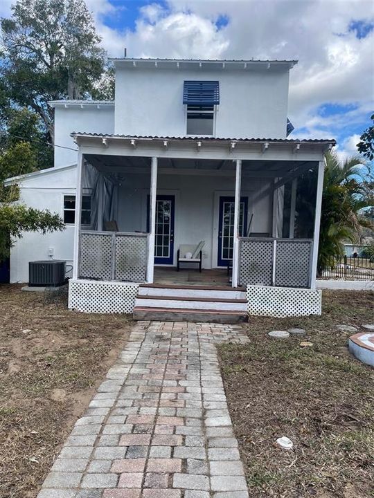 rear porch