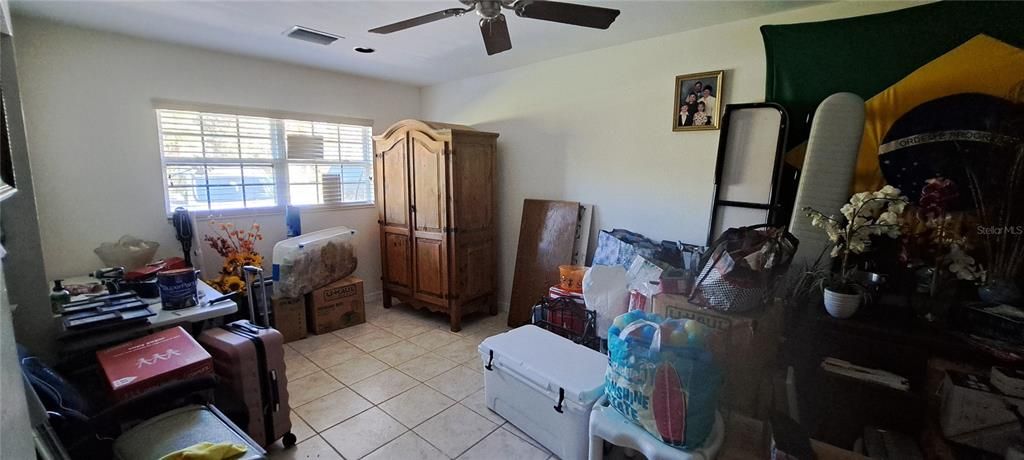 Lower level bedroom.