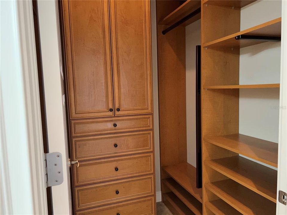 Custom built closet