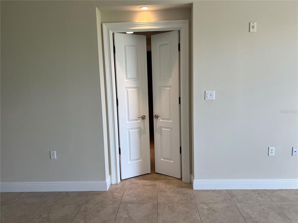 Doors leading to Master suite