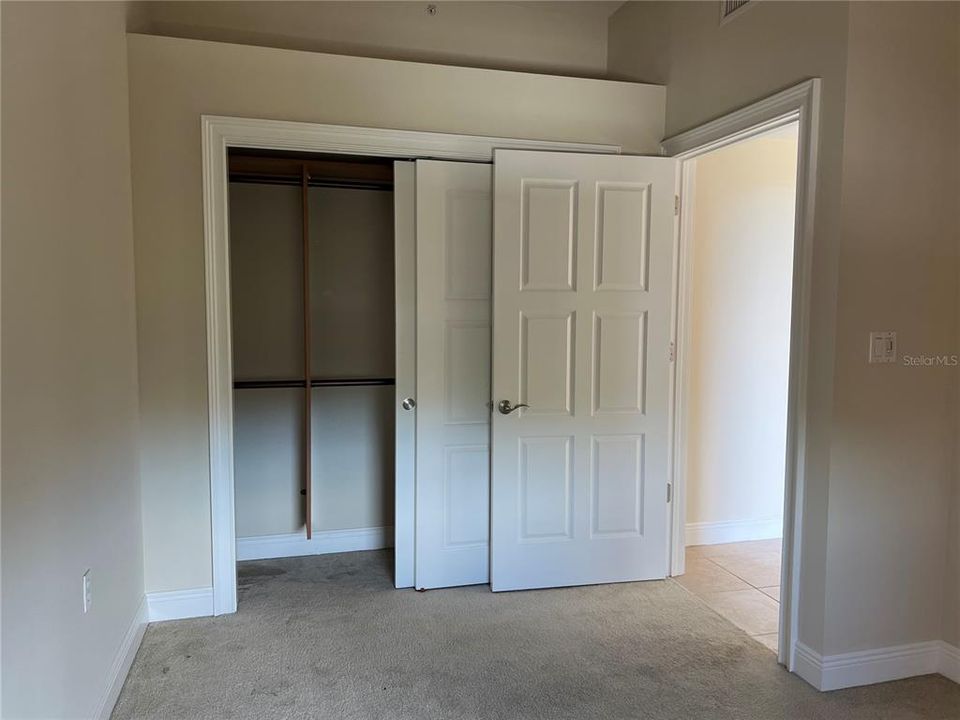 Large closet in bedroom 2