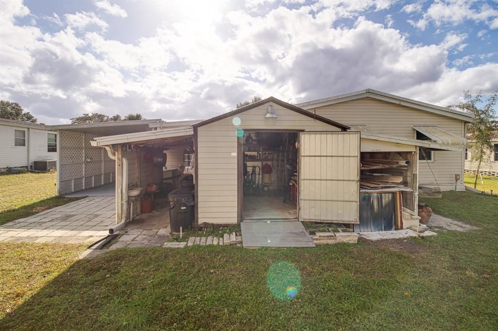 Additional storage shed!