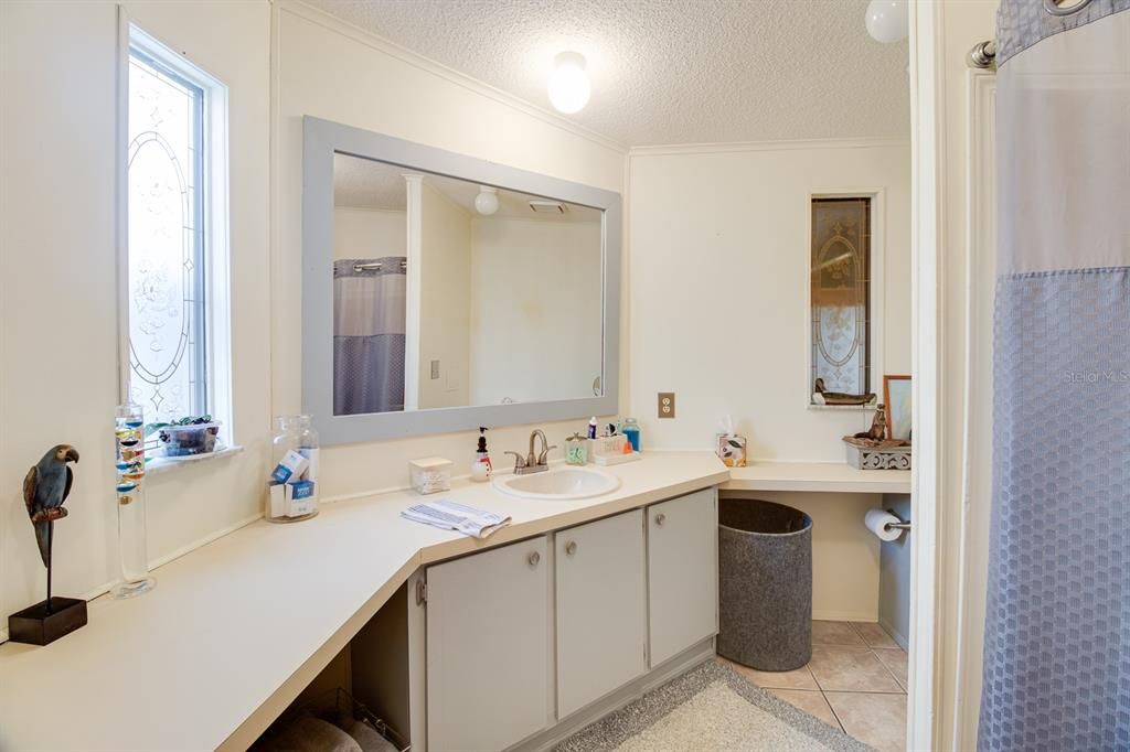 Primary Bathroom with Vanity!